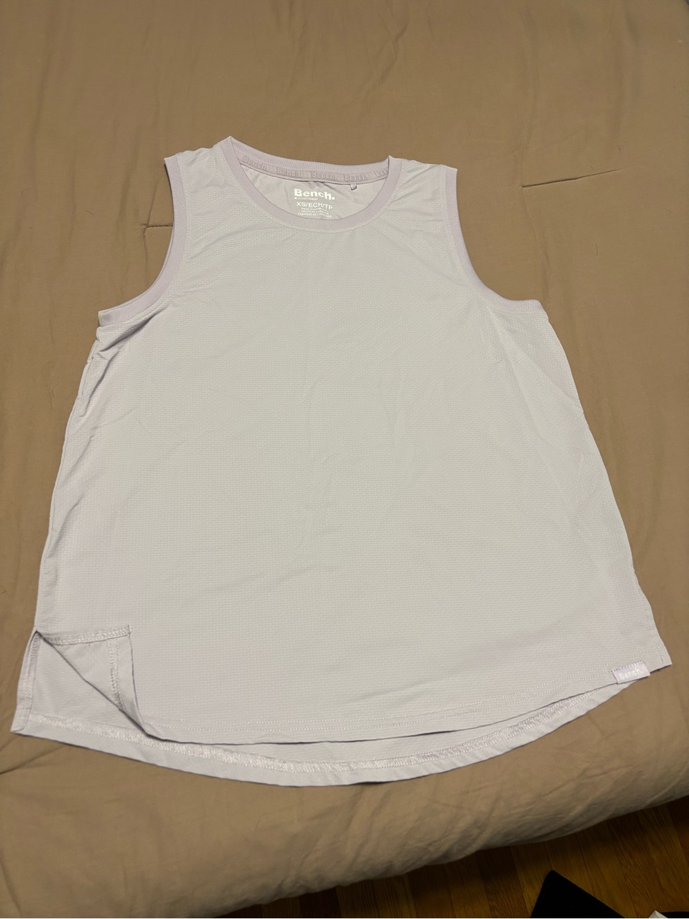 Bench Light Lavender Athletic Tank Top